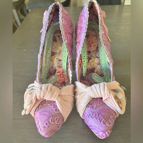 Irregular Choice Lavender and Blush Heels - Picture 2 of 10